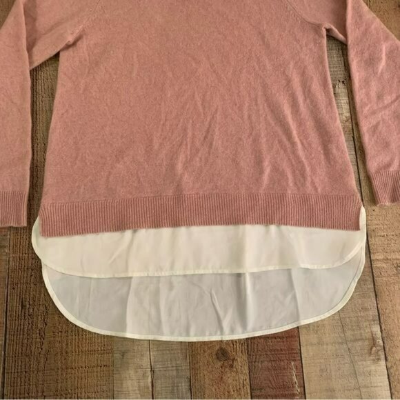 Charter club cashmere luxury women’s sweater with embroidered floral collar -S - Picture 7 of 7